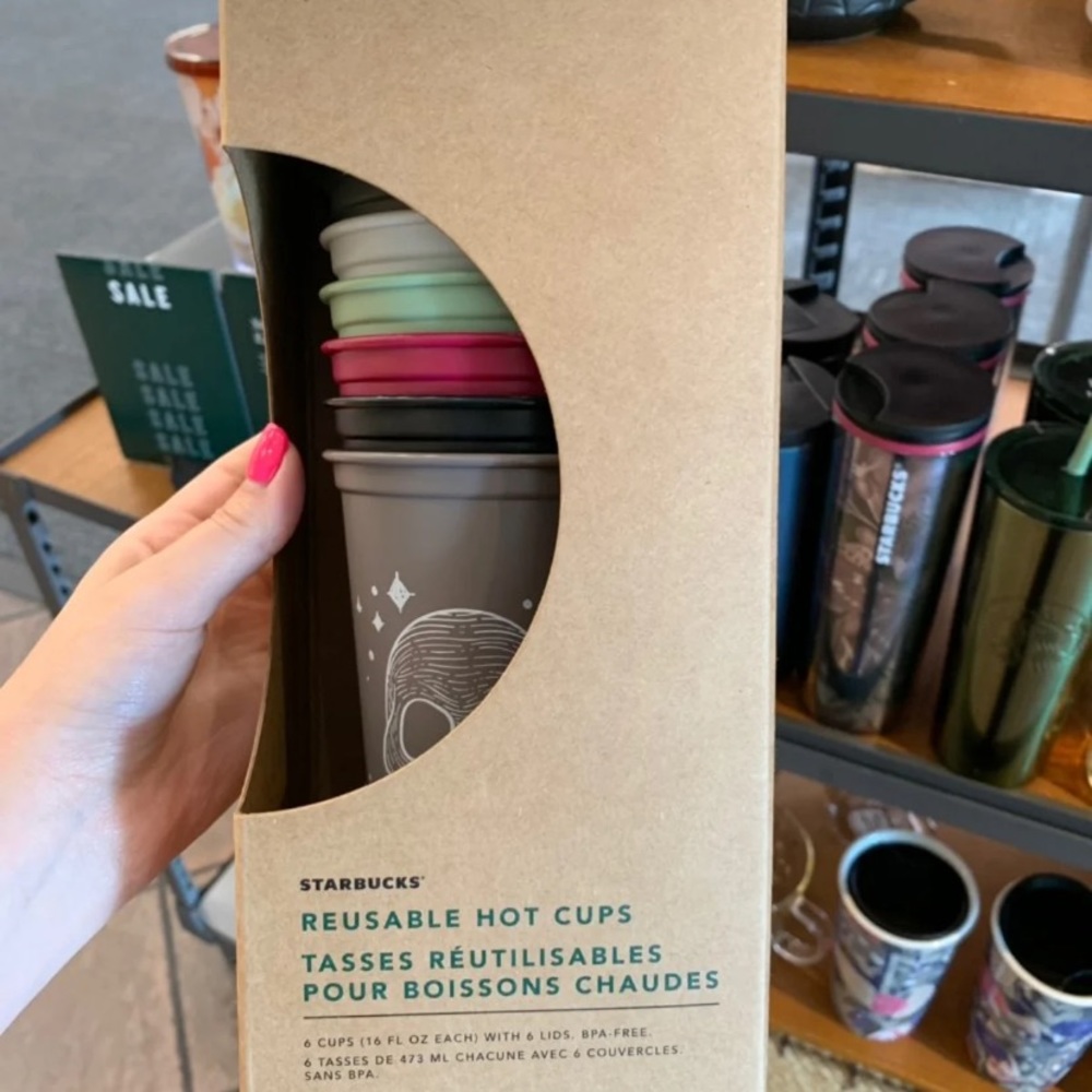 Starbucks reusable hot cups new Halloween